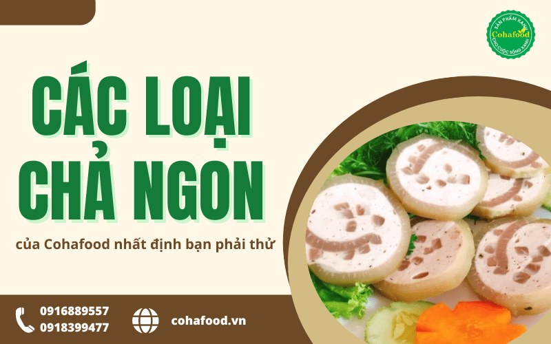 Các loại chả ngon 